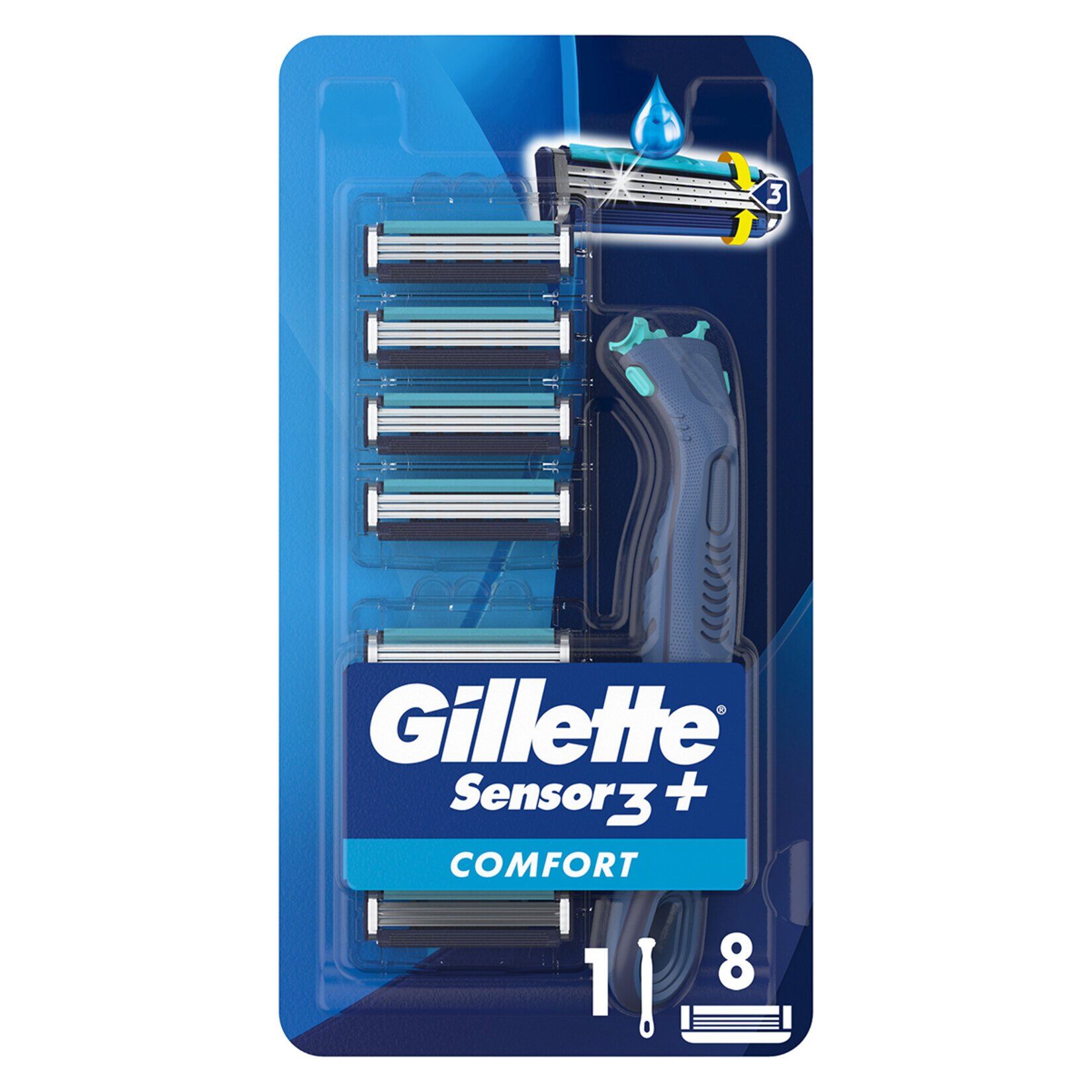Gillette Sensor3 Plus Comfort +8 Bıçak