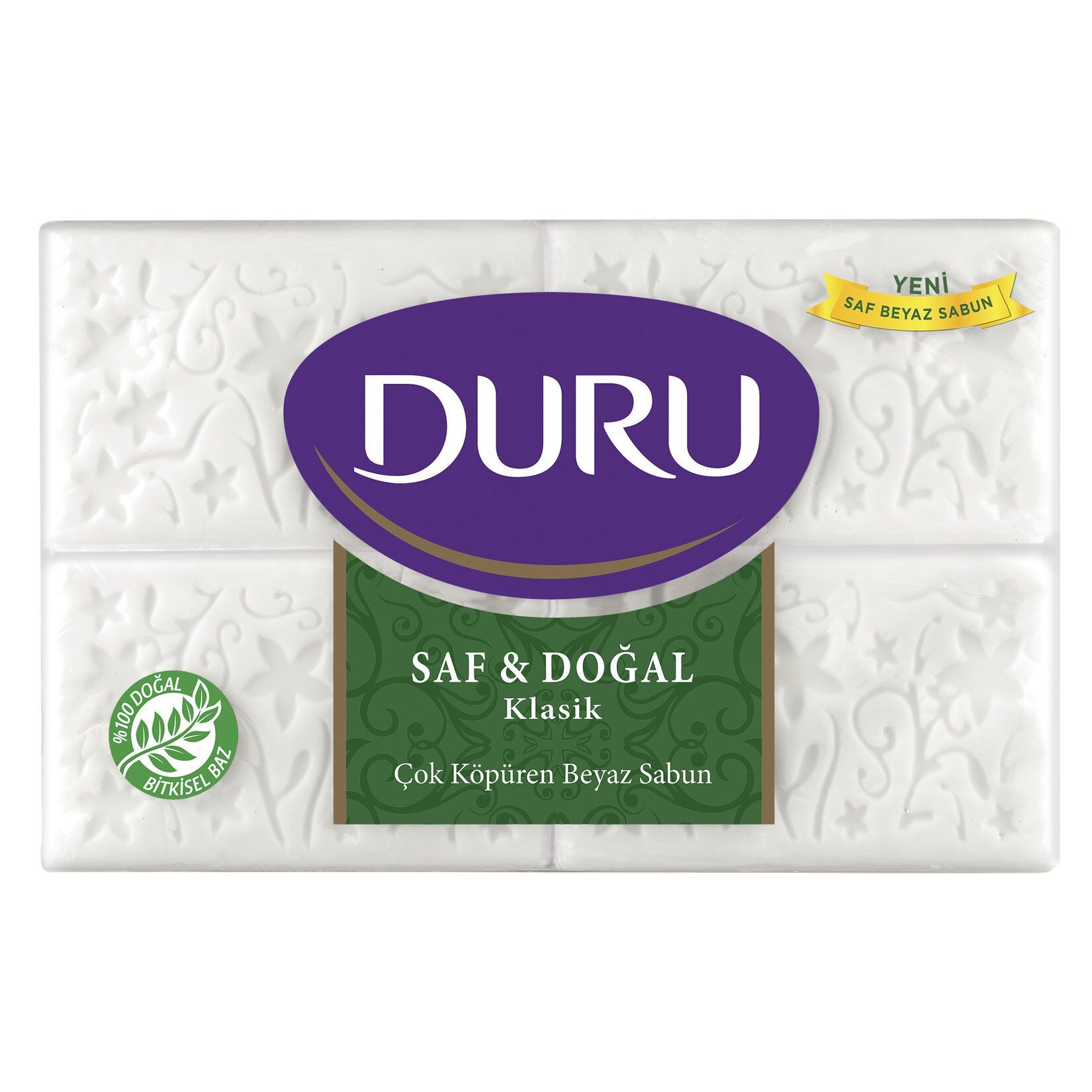 Duru Saf&Doğal Klasik Beyaz Kalıp Sabun 600 Gr