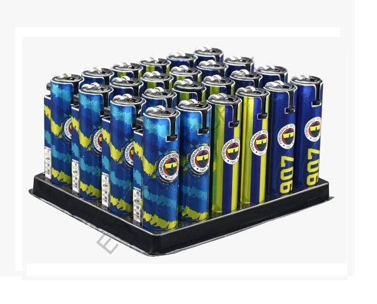 I-Lighter Taraftar Metal Taşlı FB 24'lü
