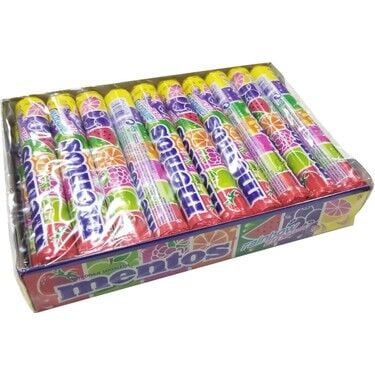 Mentos Şekerleme 37,5 gr  20'li Paket Karışık Meyve Aromalı