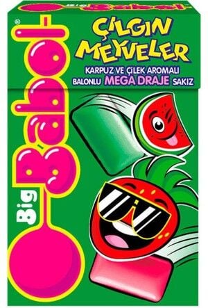 Big Babol Karpuz Çilek 36 Gr X 20 Adet