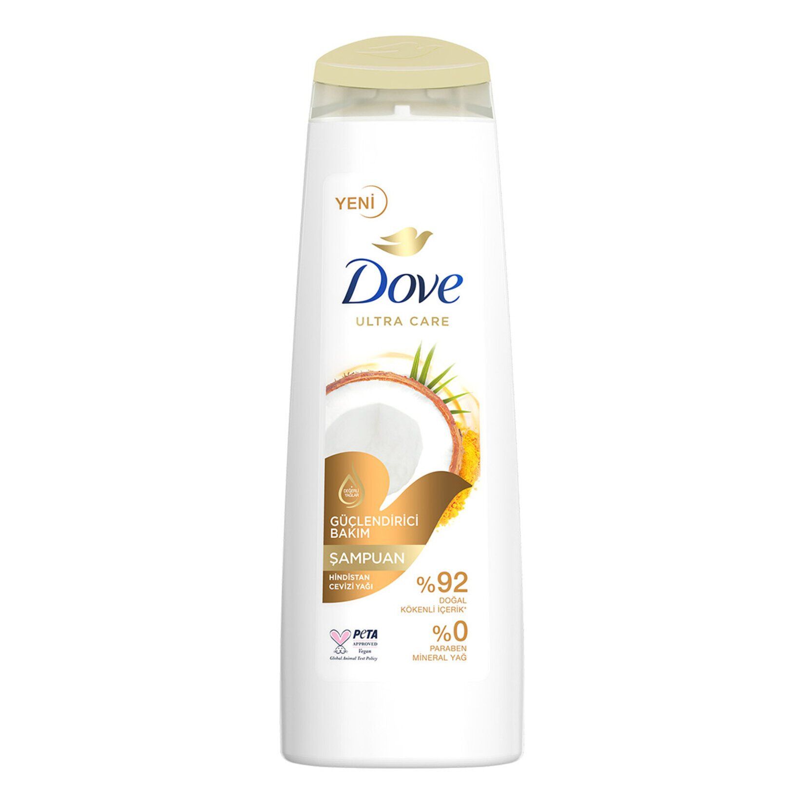 Dove Ultra Care Saç Bakım Şampuanı Güçlendirici Bakım Hindistan Cevizi Yağı 400 Ml