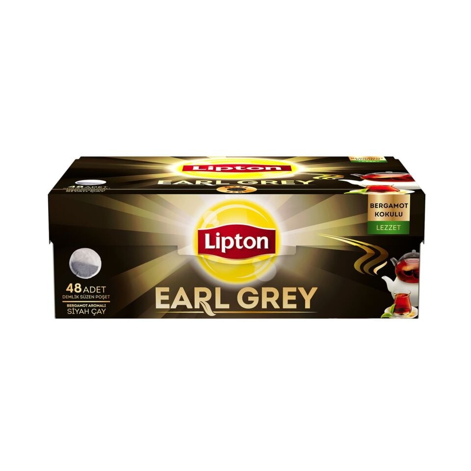 Lipton Earl Grey Demlik Poşet Çay 48 Adet 154 Gr