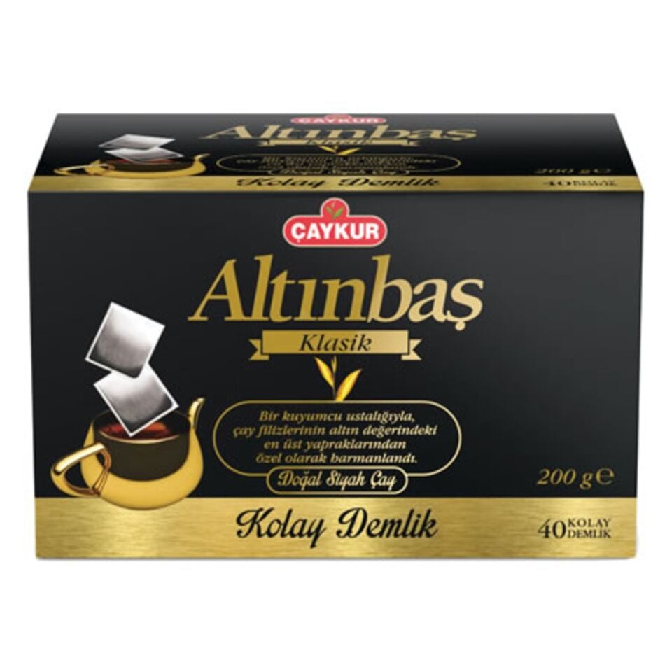 Çaykur Altınbaş Demlik Poşet Çay 40 Adet 200 Gr