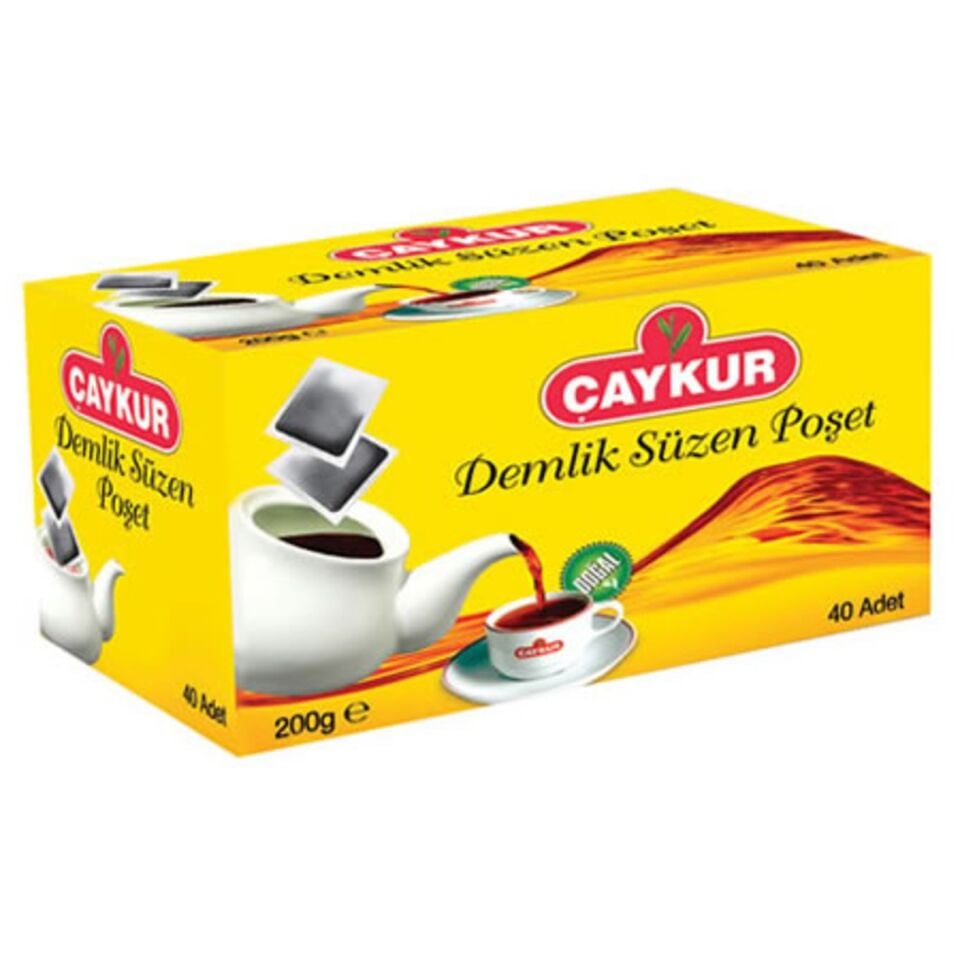 Çaykur Demlik Poşet Çay 40 Adet 200 Gr