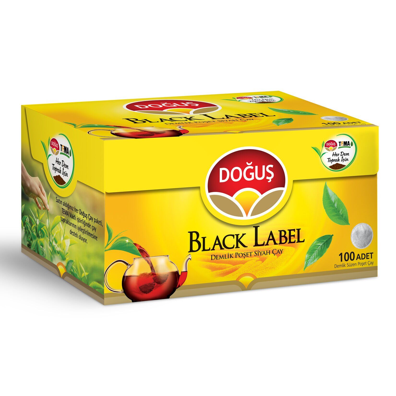 Doğuş Black Label Demlik Poşet Çay 100 Adet 320 Gr