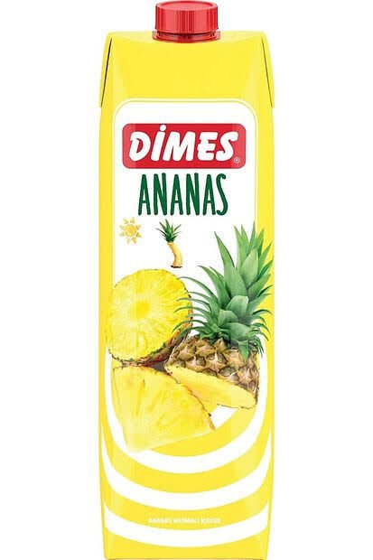 Dimes Meyve Suyu Ananas 1 LT X12 ADET