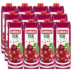 Dimes Meyve Suyu Vişne 1 LT X 12 ADET