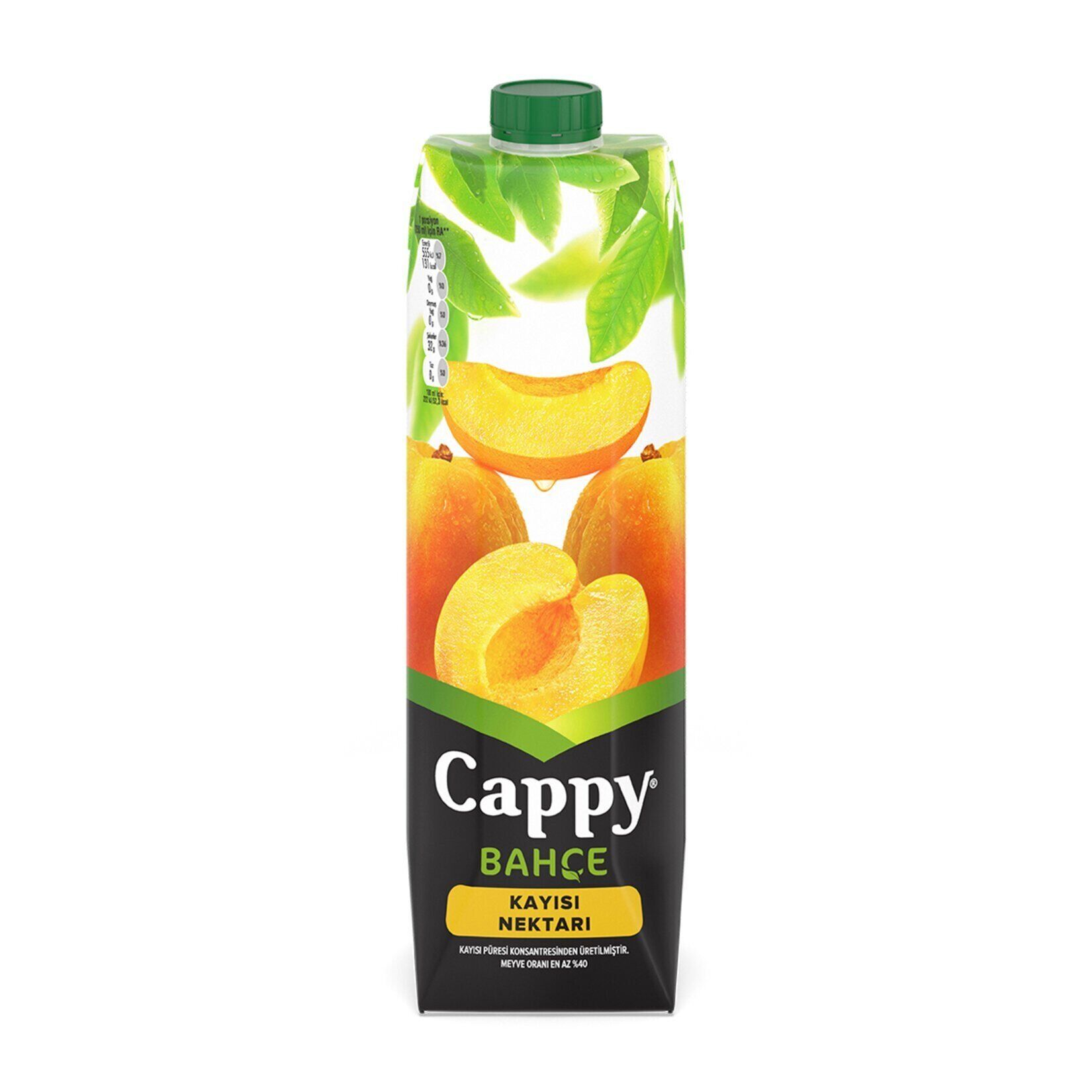 Cappy Meyve Suyu Kayısı Nektarı1 1 Lt X 12 Adet
