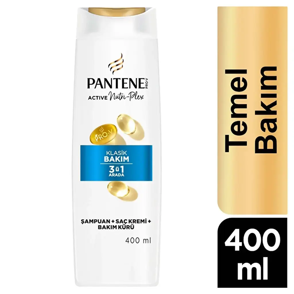 Pantene Temel Bakım 3'ü 1 Arada Şampuan 400 Ml