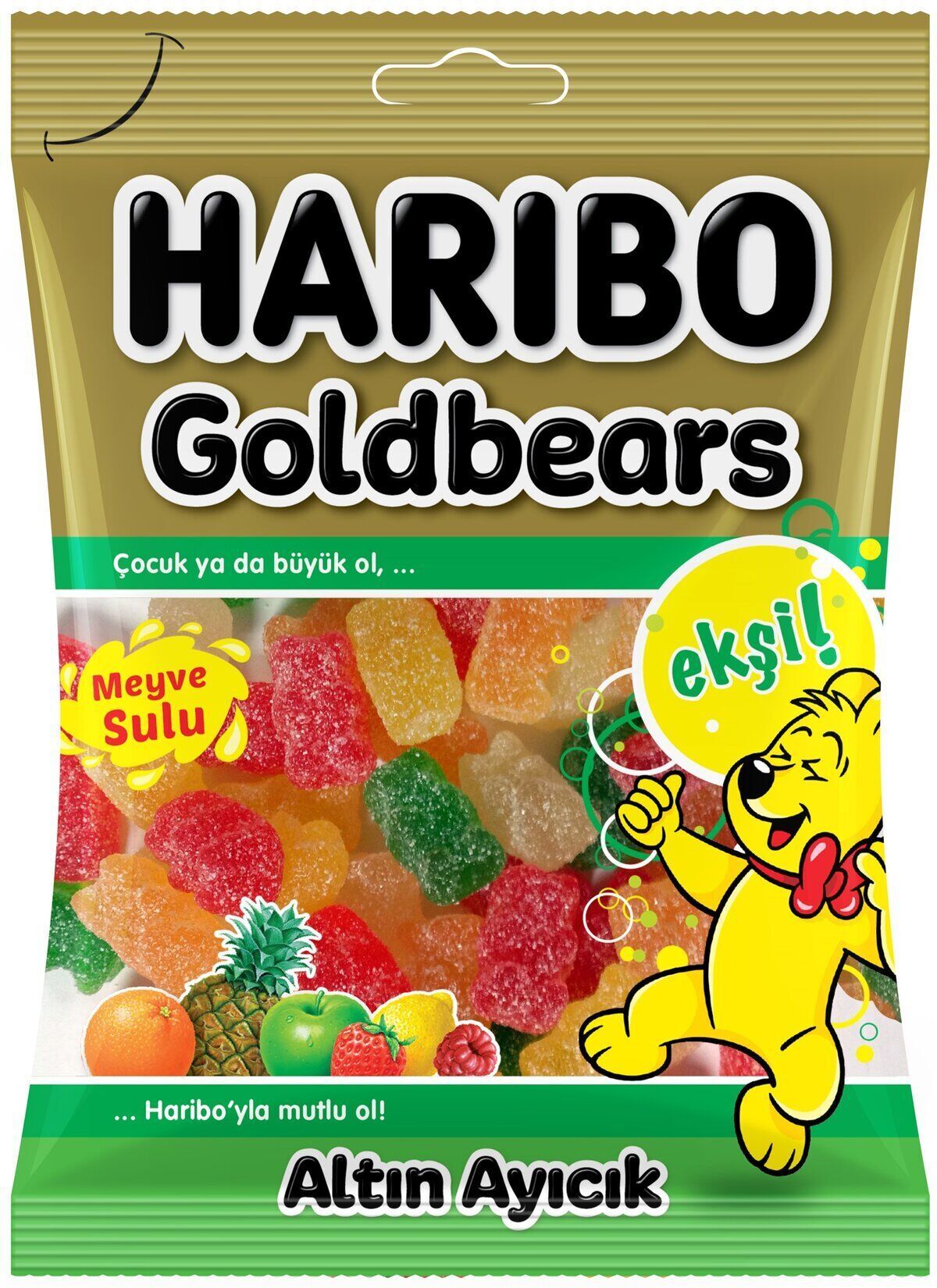 Haribo Ekşili Altın Ayıcık Jelibon 70 Gr X 24 Adet