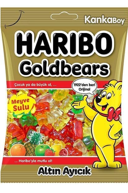 Haribo Gold Bears Altın Ayıcık 80 Gr X 24 Adet
