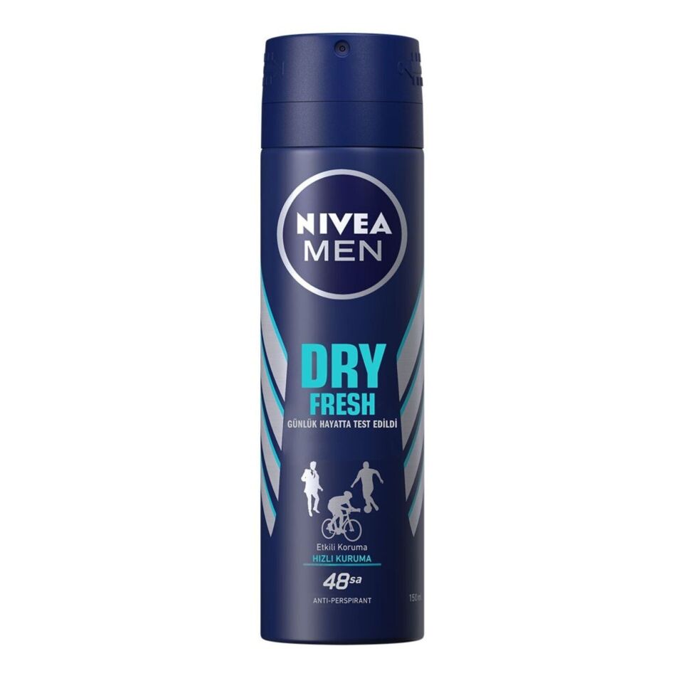NIVEA Men Erkek Sprey Deodorant Dry Fresh 150 Ml