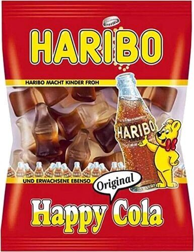 Haribo Happy Cola Jelibon 80 Gr X 24 Adet