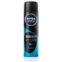 NIVEA MEN Erkek Sprey Deodorant Deep Dimension Beat 150 Ml
