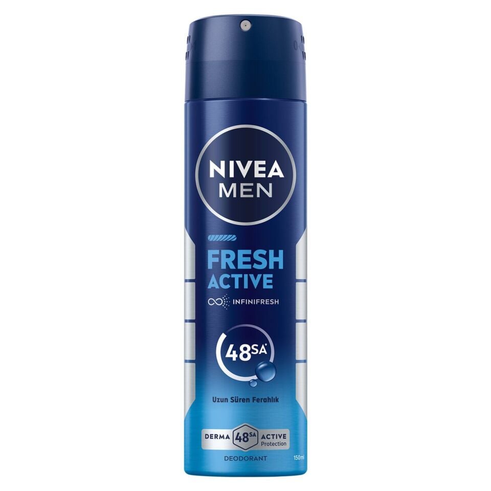 NIVEA MEN Erkek Sprey Deodorant Fresh Active 150 Ml