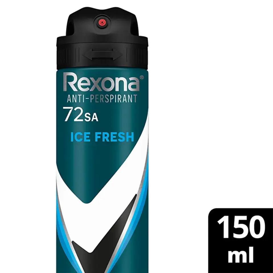 Rexona Men Erkek Sprey Deodorant Invisible Ice Fresh 150 Ml