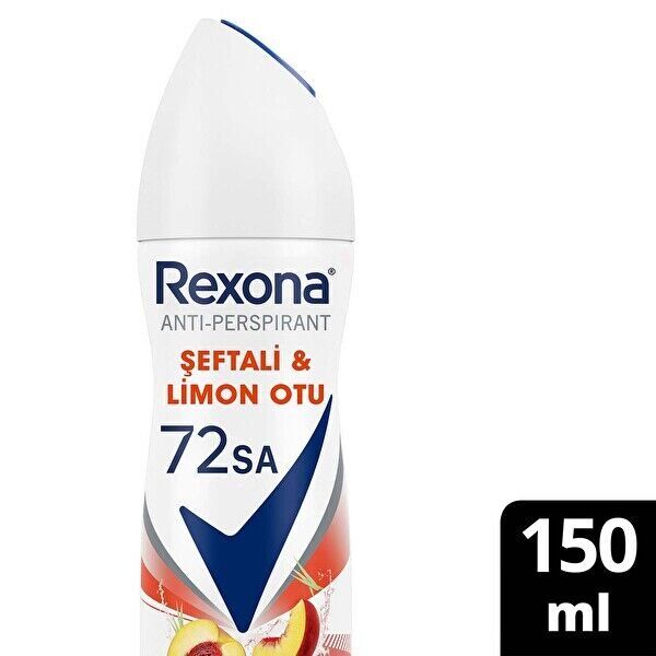 Rexona Kadın Sprey Deodorant Şeftali & Limon Otu 150 Ml