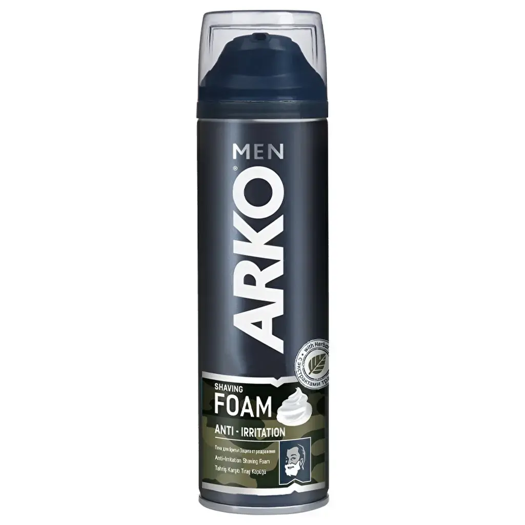 Arko Men Tıraş Köpüğü Tahriş Önleyici 200 Ml