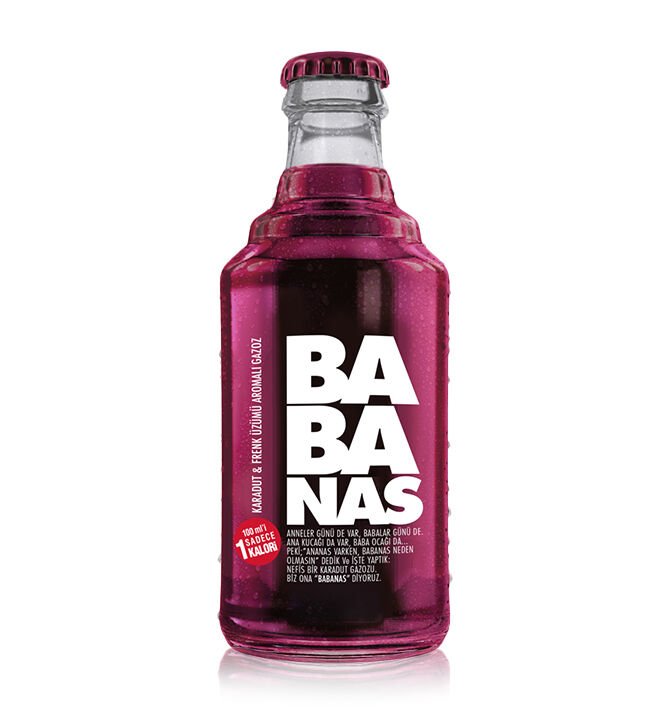 Gagoz Babanas Gazoz Karadut & Frenk 250 ML X 24 ADET