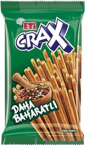 Eti Crax Çubuk Kraker Baharatlı 50 Gr X 20 Adet