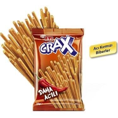 Eti Crax Acılı Çubuk Kraker 50 Gr X 20 Adet