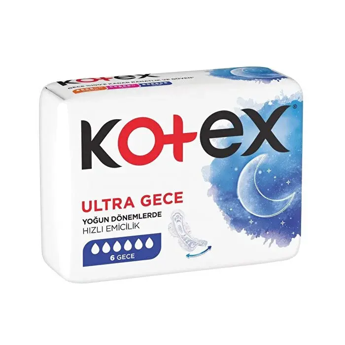 Kotex Natural Ultra Tekli Paket Gece 6'lı