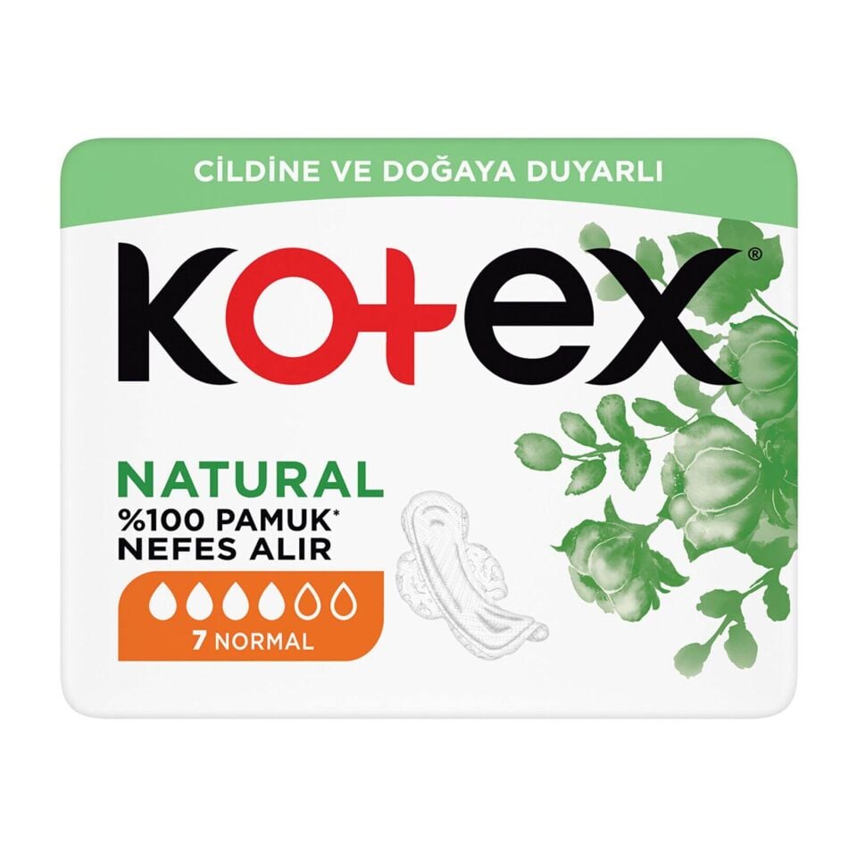 Kotex Natural Ultra Single Normal Ped 7'li