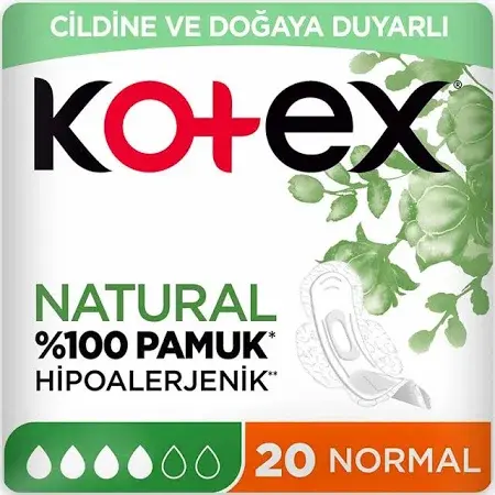 Kotex Natural Ultra Süper Eko Normal 20'li