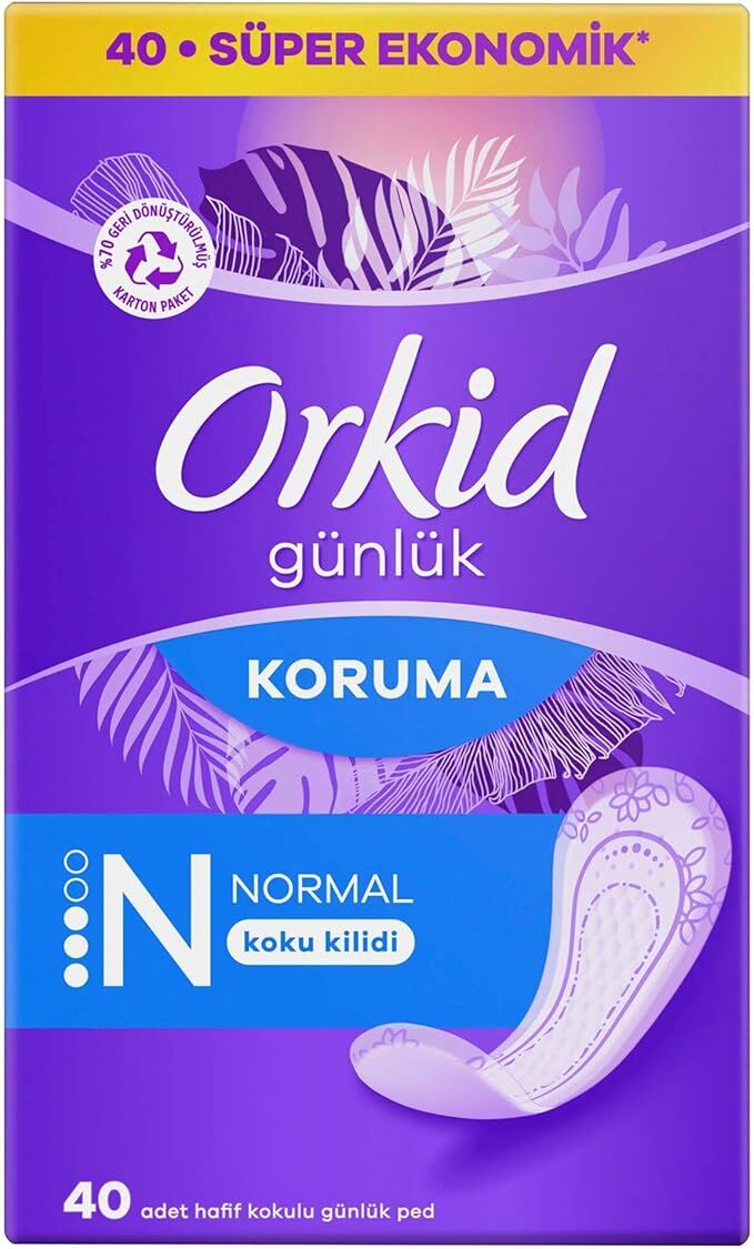 Orkid Günlük Koruma Ekonomik Normal 40'lı