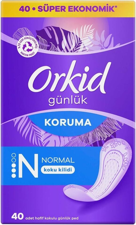 Orkid Günlük Koruma Ekonomik Normal 40'lı