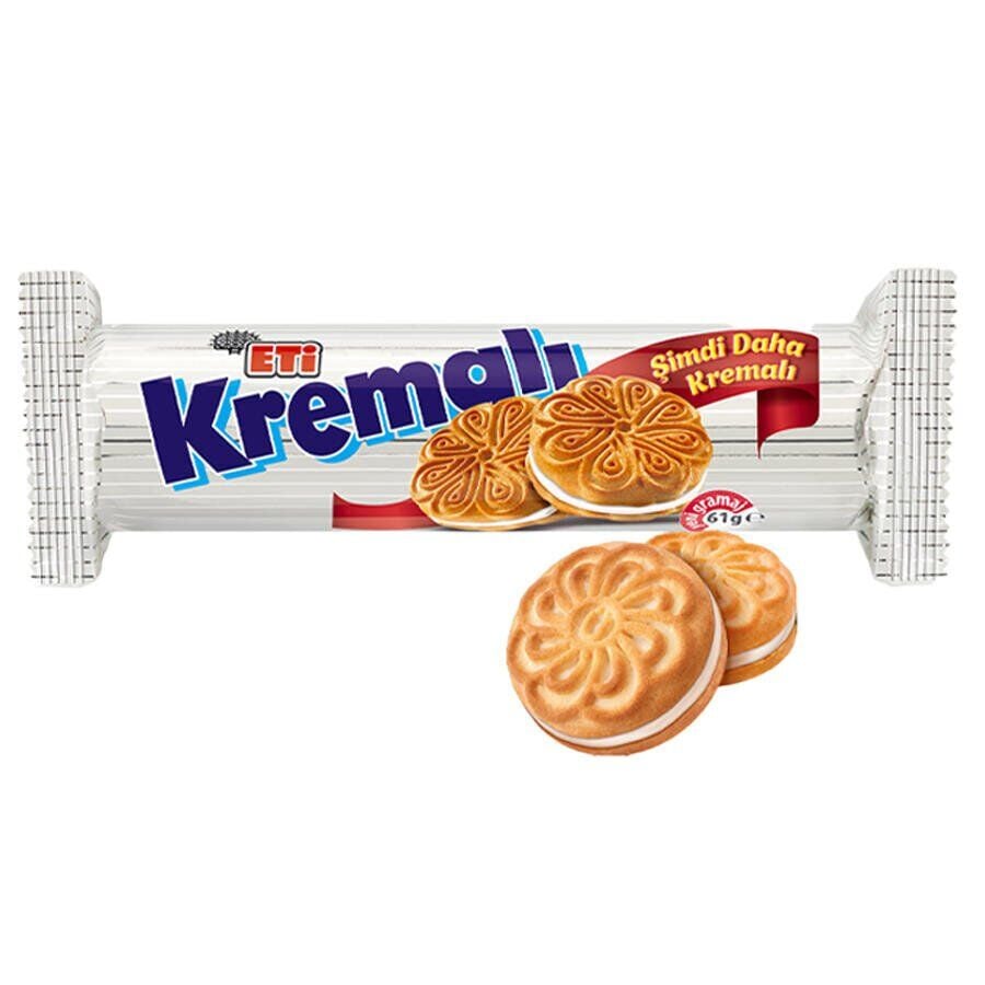 Eti Kremalı Bisküvi 61 Gr X 24 Adet