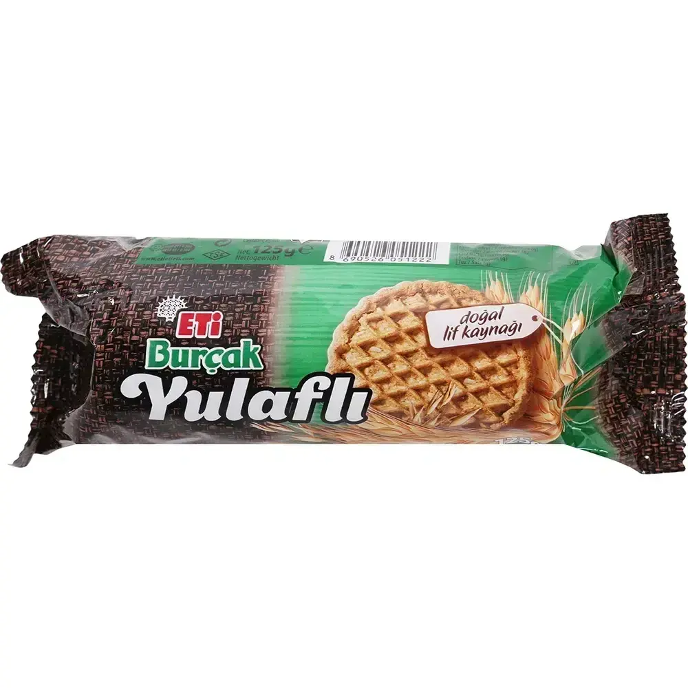 Eti Burçak Yulaflı 125 Gr X 18 Adet