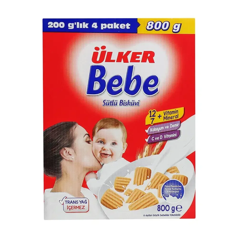 Ülker Bebe Bisküvisi 4'lü 200gr