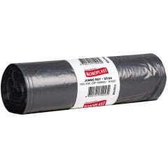 Koroplast Çöp Torbası EDT Jumbo Boy 80 cm x 110 cm Siyah 10'lu Paket