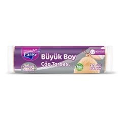 Parex Büzgülü Vanilya Kokulu Çöp Torbası Büyük 10' Lu