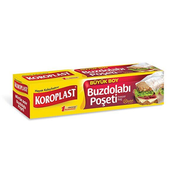 Koroplast Buzdolabı Poşeti Büyük Boy 20'Li