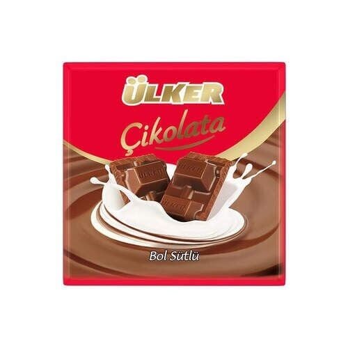 Ülker Sütlü Kare Çikolata 65 Gr X 6 Adet