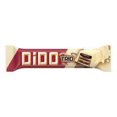Ülker Dido Trio Beyaz-Sütlü-Bitter Çikolatalı Gofret 36.5G x 24 ADET
