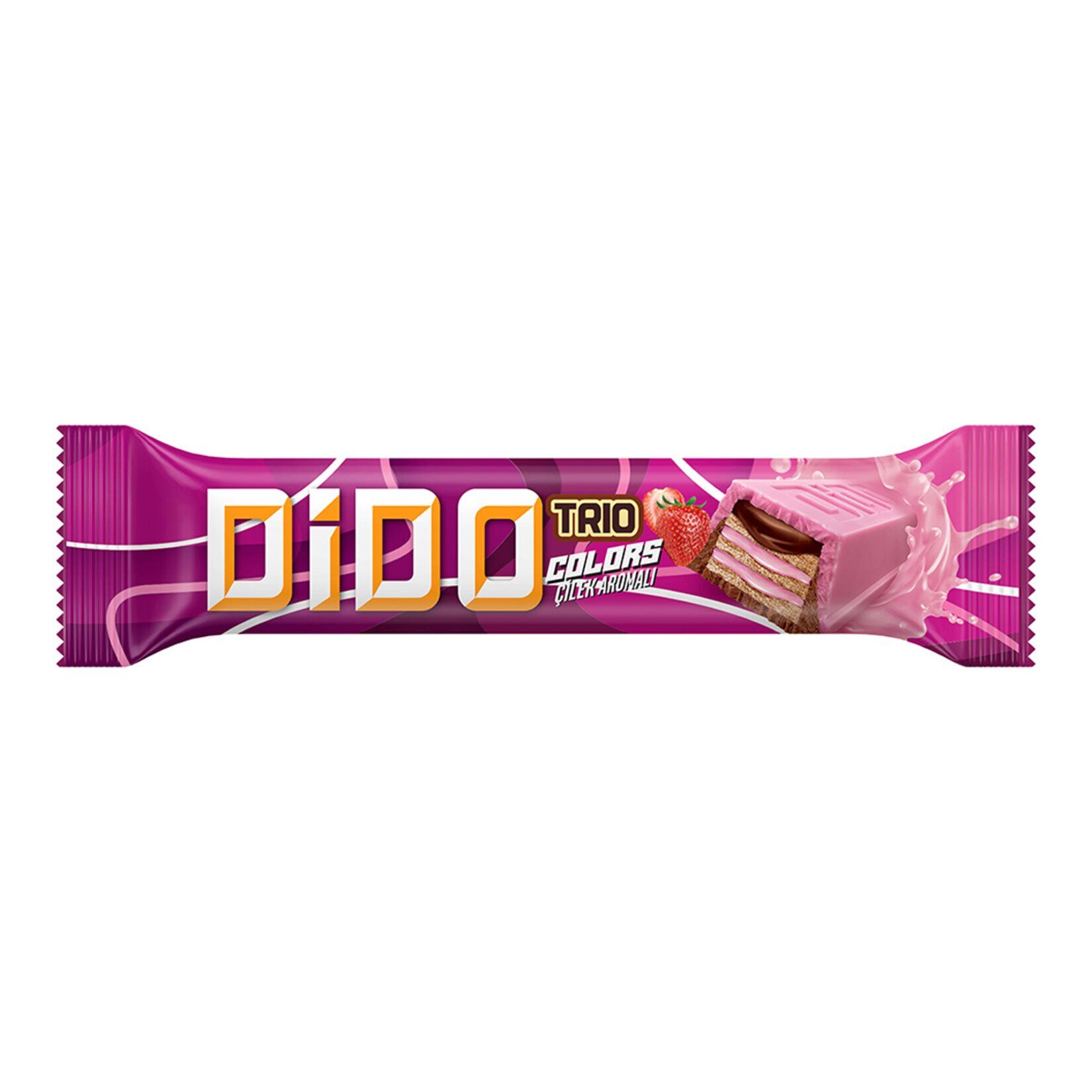 Ülker Dido Trio Colors Çilekli 36,5 G X 24 ADET