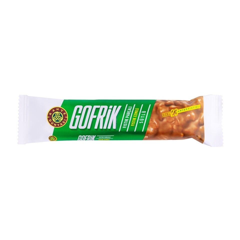 Kahve Dünyası Gofrik Antep Fıstıklı Sütlü 33 Gr X 24 Adet