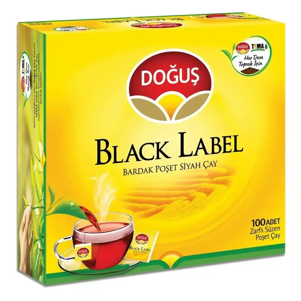 Doğuş Black Label Bardak Poşet Çay 100'lü