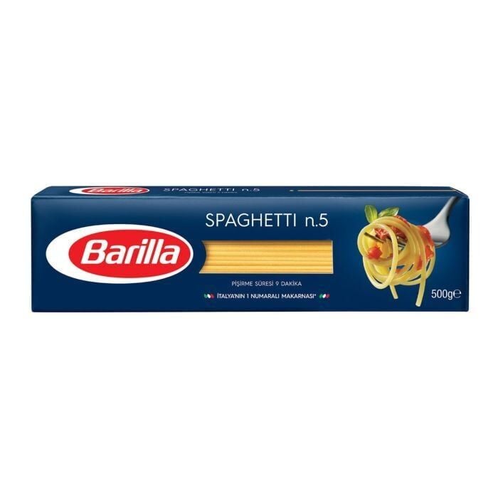 Barilla Spagetti (Spaghetti) Makarna No:5 500 Gr X 6 Adet
