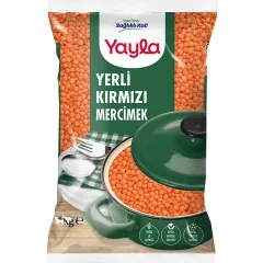 Yayla Yerli Kırmızı Mercimek 1 Kg