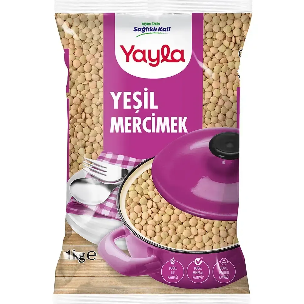 Yayla Yeşil Mercimek 1 Kg