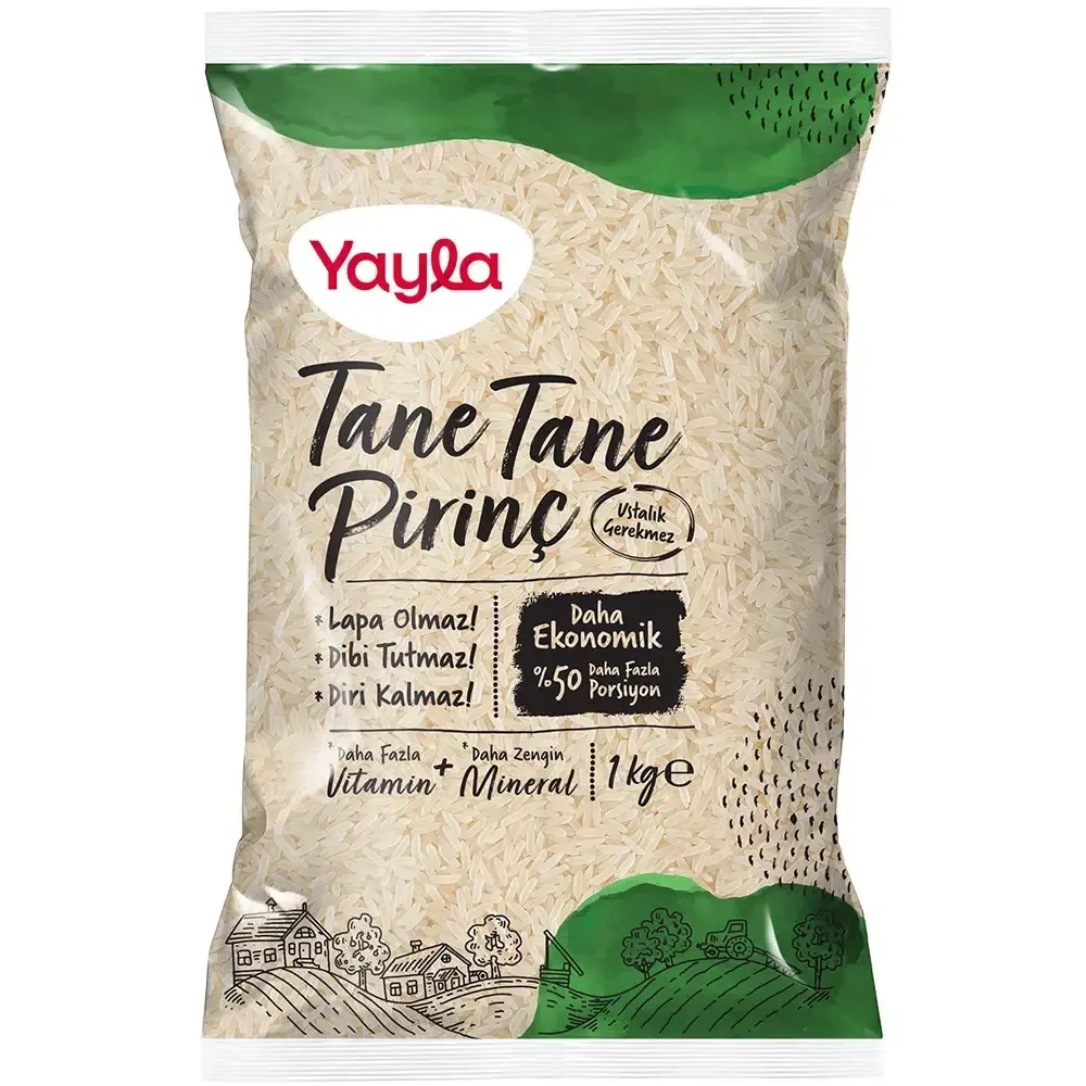 Yayla Tane Tane Pirinç 1 Kg