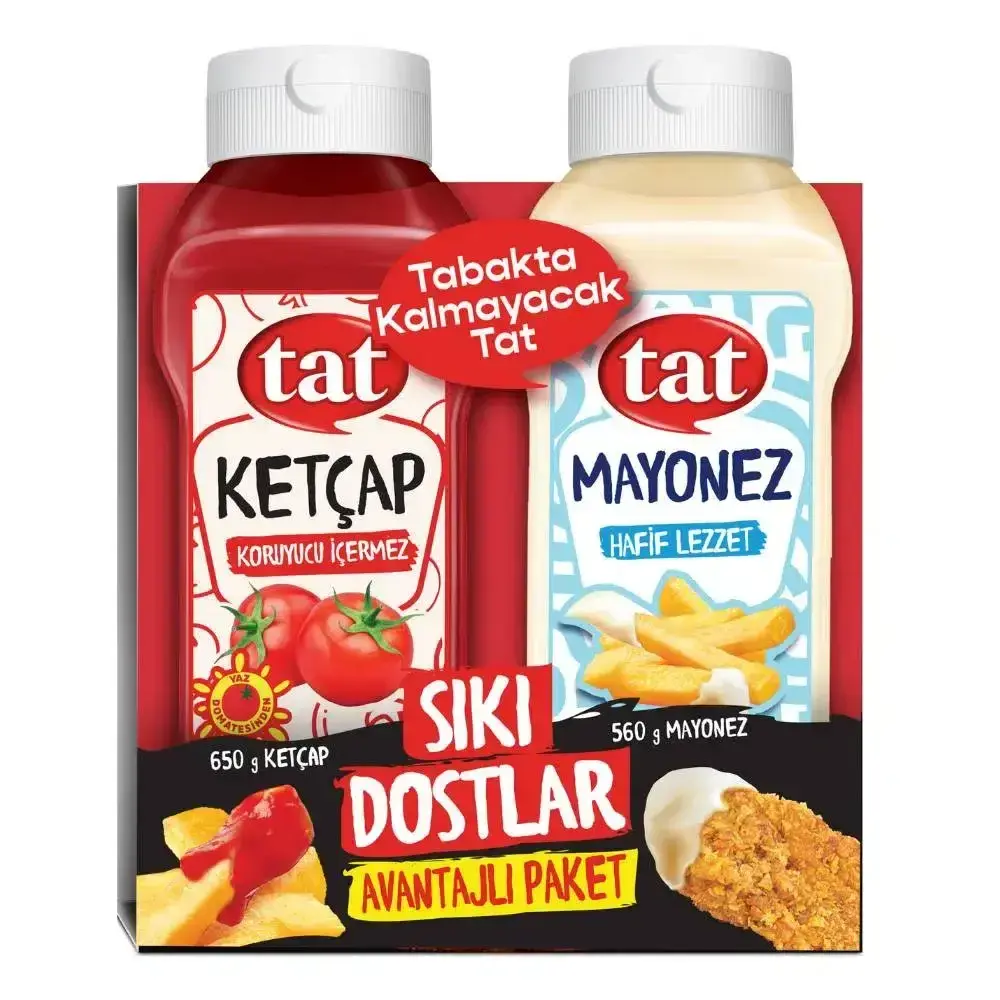 Tat Ketçap 650 Gr + Mayonez 560 Gr