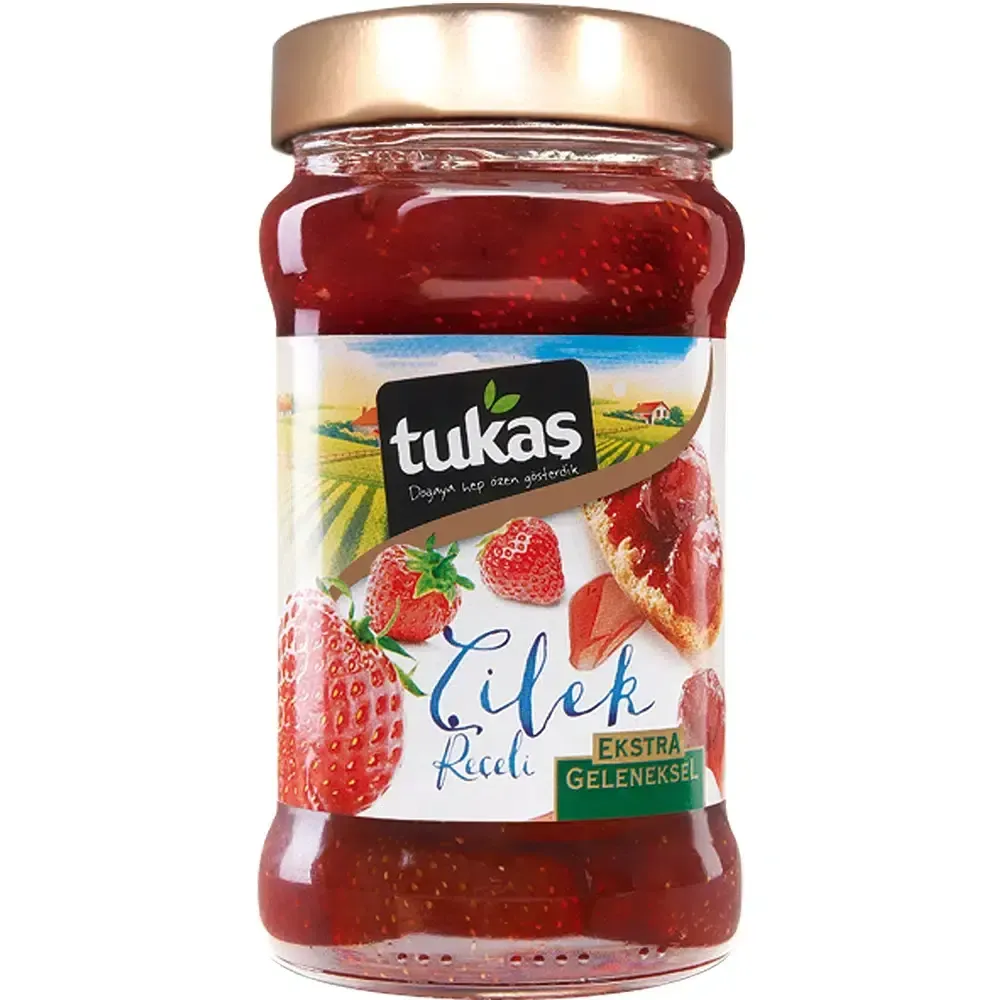 Tukaş Çilek Reçeli 380 Gr