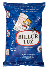 Billur Tuz Rafine İyotlu Sofra Tuzu 1,5 Kg