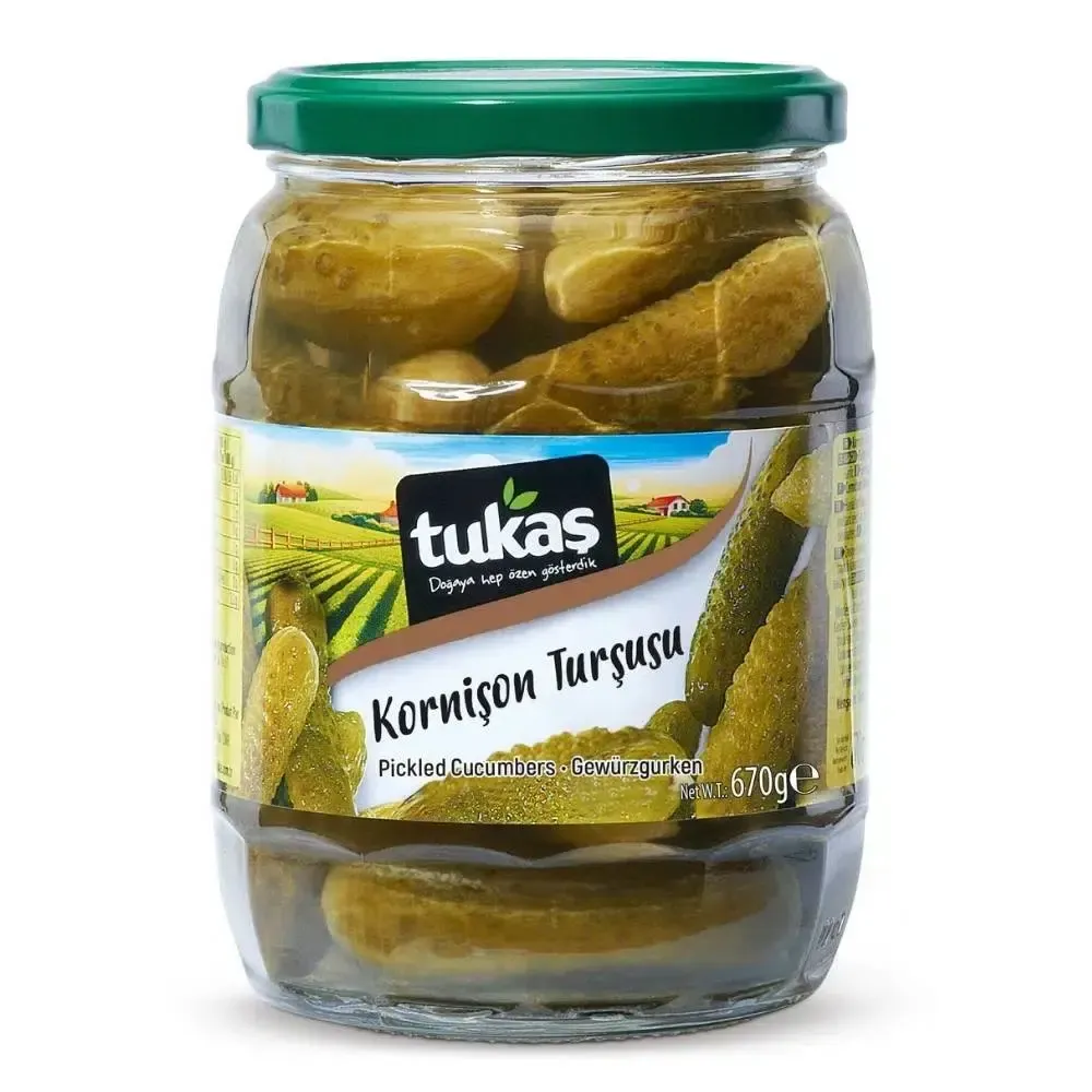 Tukaş Turşu Kornişon No2 670gr